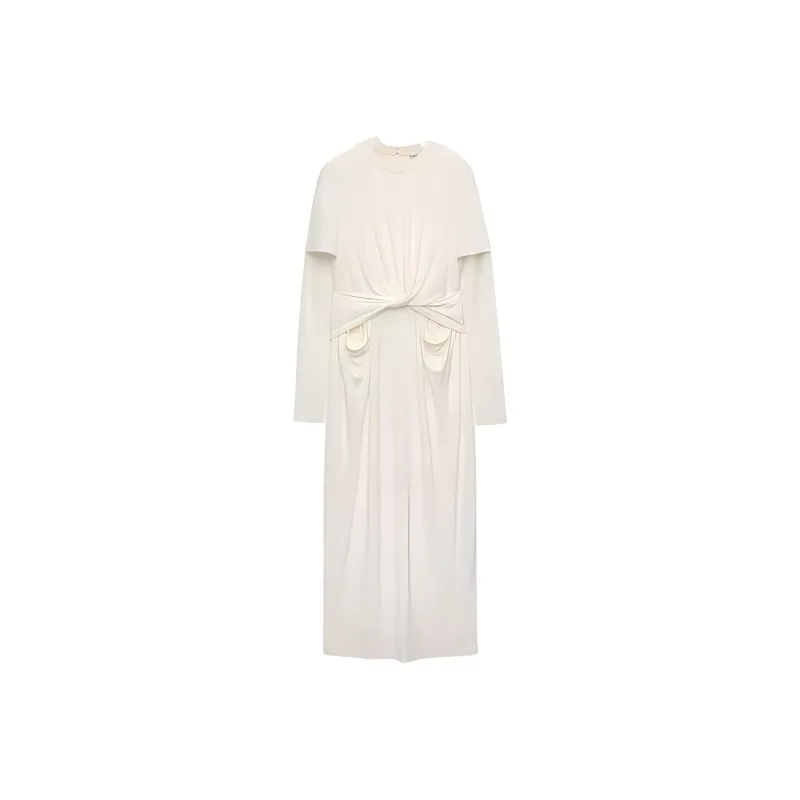 LOEWE SS23 Long Sleeved Dresses Women's White-0