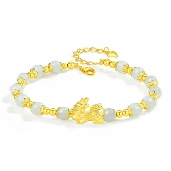 KING TAI SANG Gold Bracelet Women's