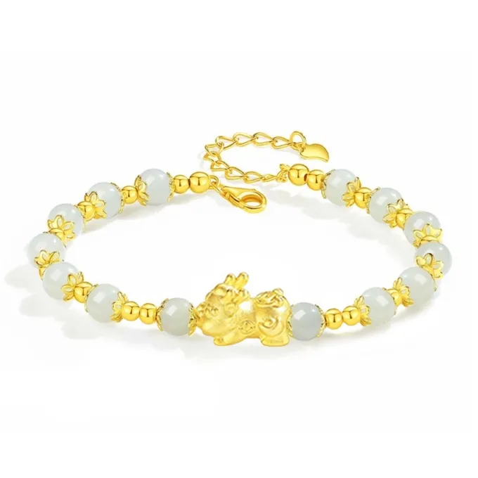 KING TAI SANG Gold Bracelet Women's-0