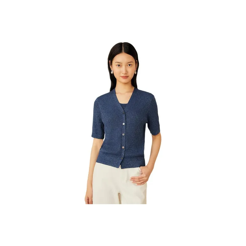 Yiner Knitwear Women's Navy Blue-0
