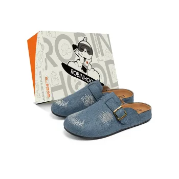 ROBINHOOD Odor Resistant Abrasion Resistant Slip Resistant Antibacterial Closed Toe Slippers Men's