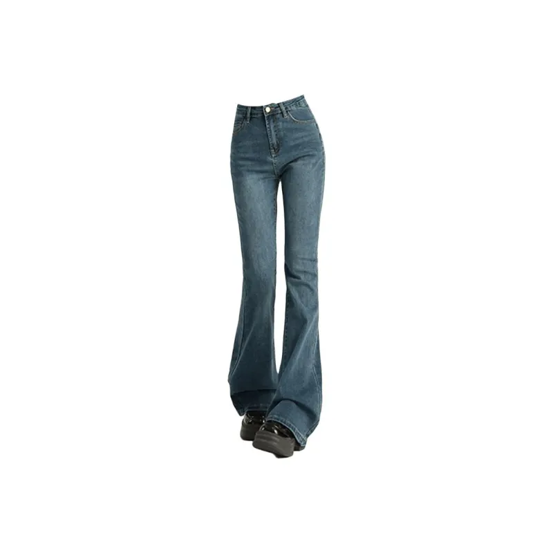 Ordifen YL Denim Bootcut Pants Women's-6