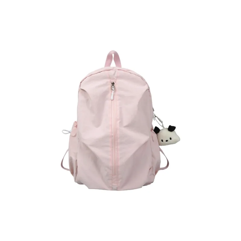 Wolfhorse Nylon Backpack Unisex Black/White/Pink/Yellow/Blue/Purple-14