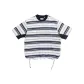 White+Dark Blue Stripes