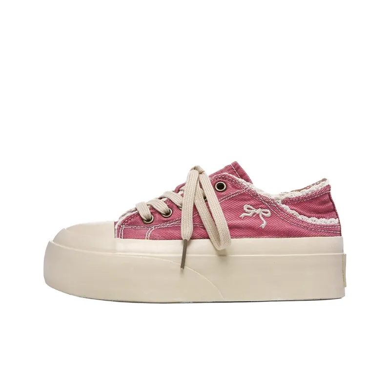 PIPI PURPLE Low Top Canvas Shoes Women's-0