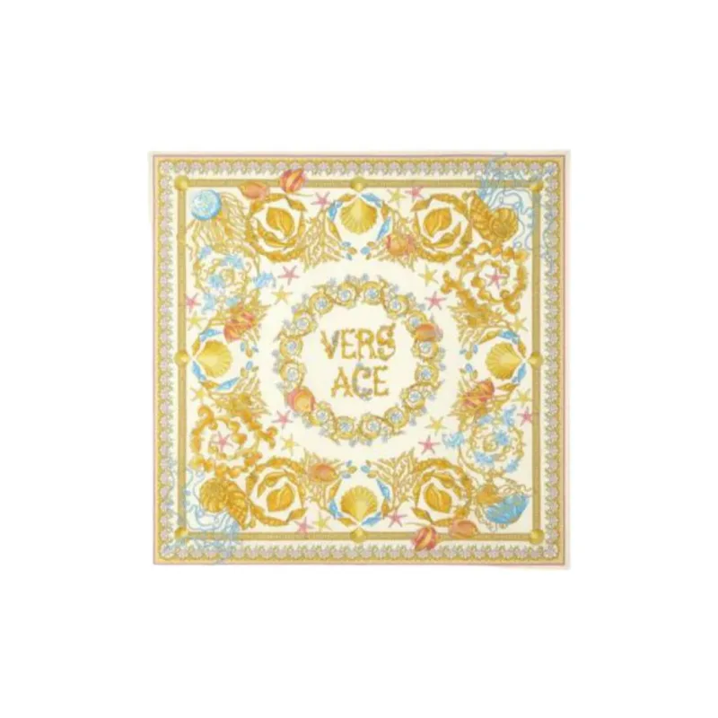 VERSACE Underwater Barocco Patterned Scarf-0