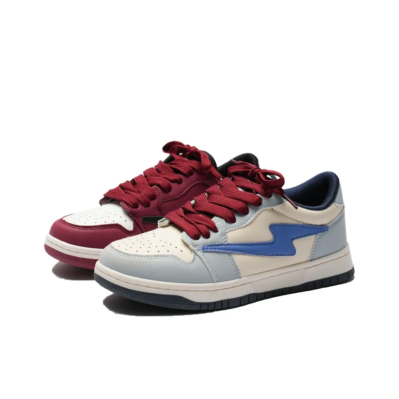 T628 Slip Resistant, Lightweight, And Breathable Low Top Skateboard Shoes Unisex-48
