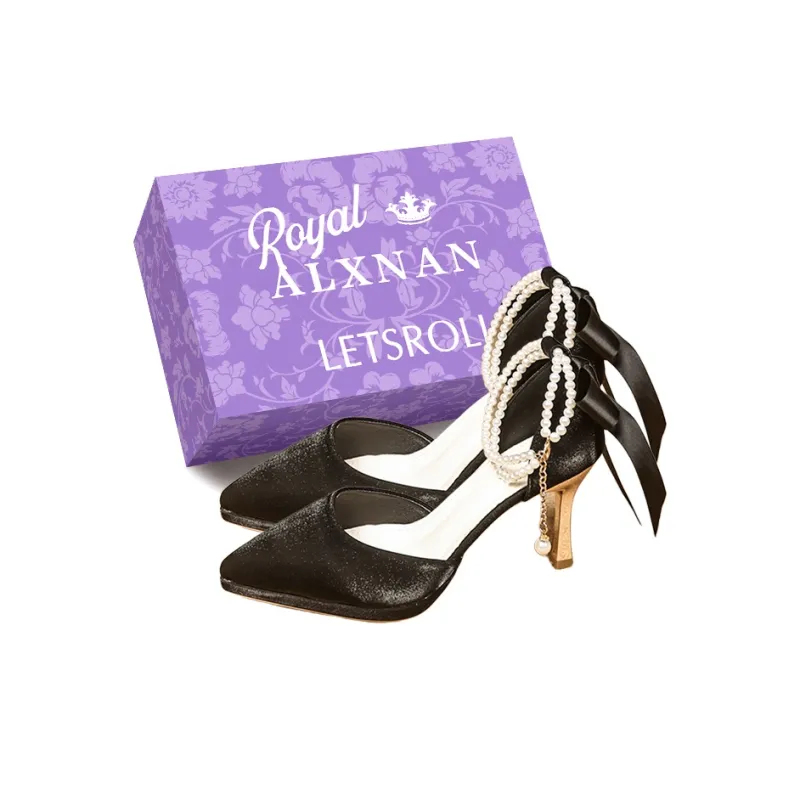 Alxnan Chunky Heel High Heels Women's-10