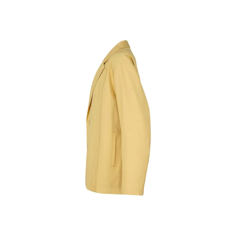 ISSEY MIYAKE SS25 Business Suit Coat Men's Light Yellow-2
