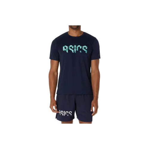 Asics Hex Graphic T Shirt Men's Midnight