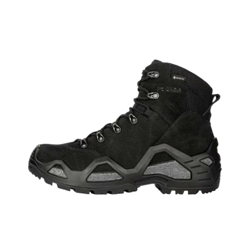 Lowa Z 6n Mid Top Hiking Shoes Men's Black-0