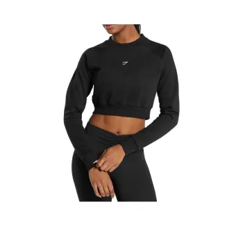 GYMSHARK Sweatshirt Women's Black