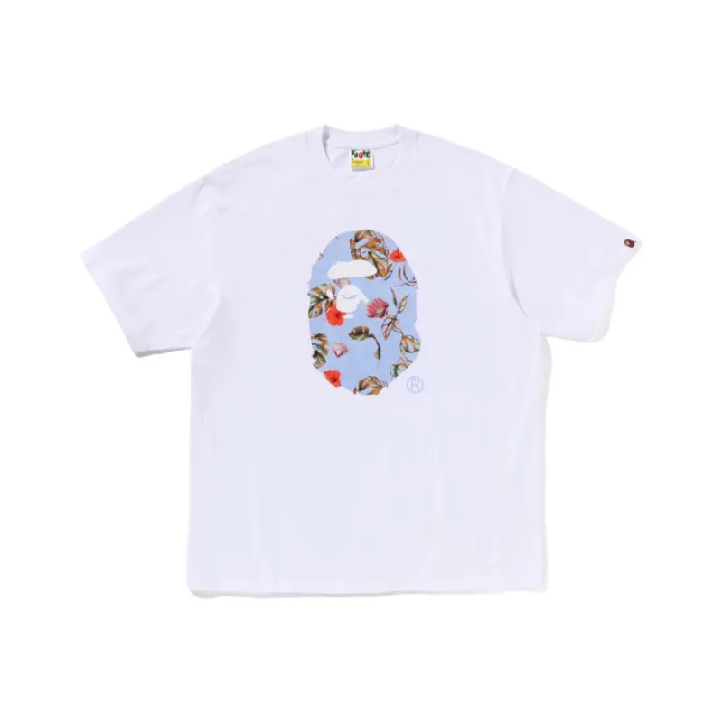 Bape Vacation Pattern Ape Head Relaxed Fit Tee-3
