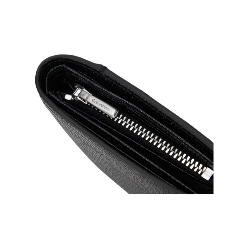 CALVIN KLEIN Cow Leather Wallet Men's Space Black-4