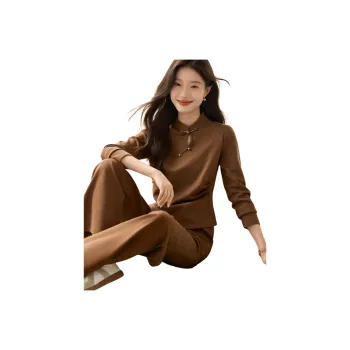 Mo Han Yi Mei Casual Suit Women's Coffee