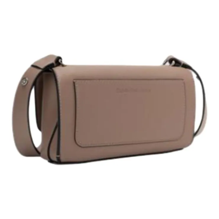 CALVIN KLEIN Synthetic Leather Crossbody Bag Trumpets Women's Milk Coffee-1