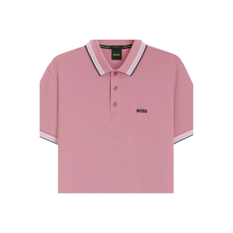 HUGO BOSS Polo Shirt Men's Pink Purple-1