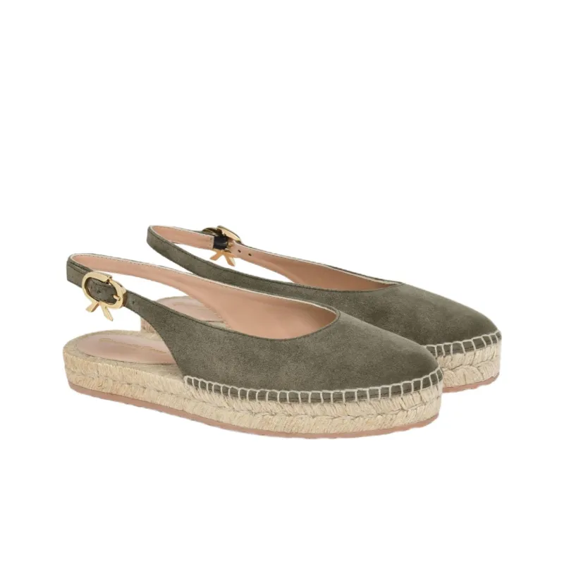 GIANVITO ROSSI Paz Casual Single Shoes Women's Green-2