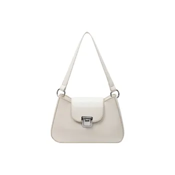 BAODIDAISHU PU Underarm Shoulder Bag Regular Women's White/Black/Yellow/Pink