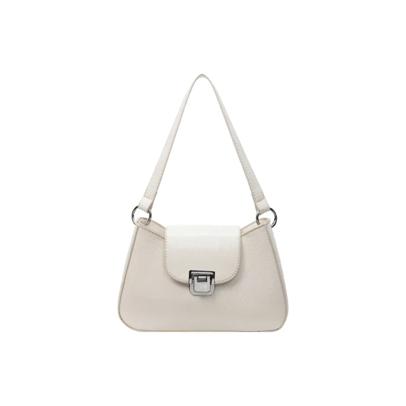 BAODIDAISHU PU Underarm Shoulder Bag Regular Women's White/Black/Yellow/Pink-0