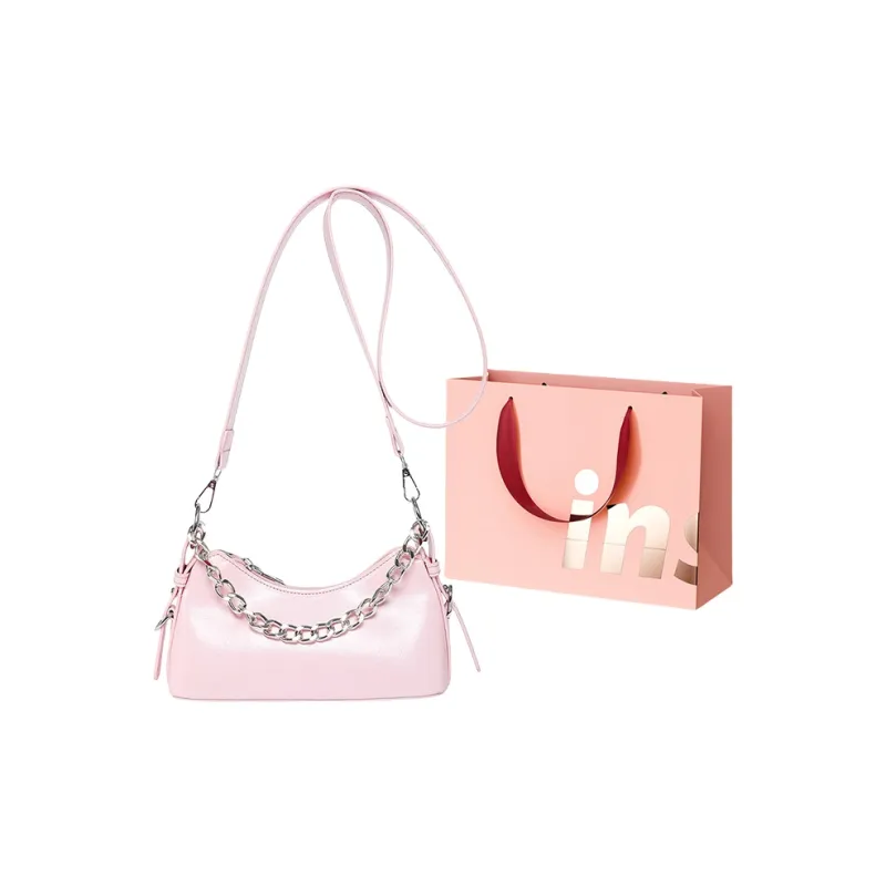WHEELY BABY+ PU Shoulder Bag, Crossbody Bag Women's Black/White/Pink/Blue/Silver-8