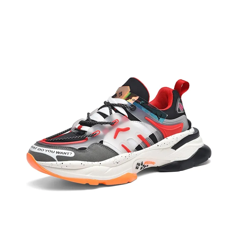 OUGLEMEN Slip Resistant And Abrasion Resistant Coverage Low Top Casual Shoes Men's Box-7