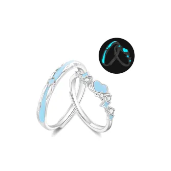 Lao Feng Xiang S925 Sterling Silver Rings Unisex