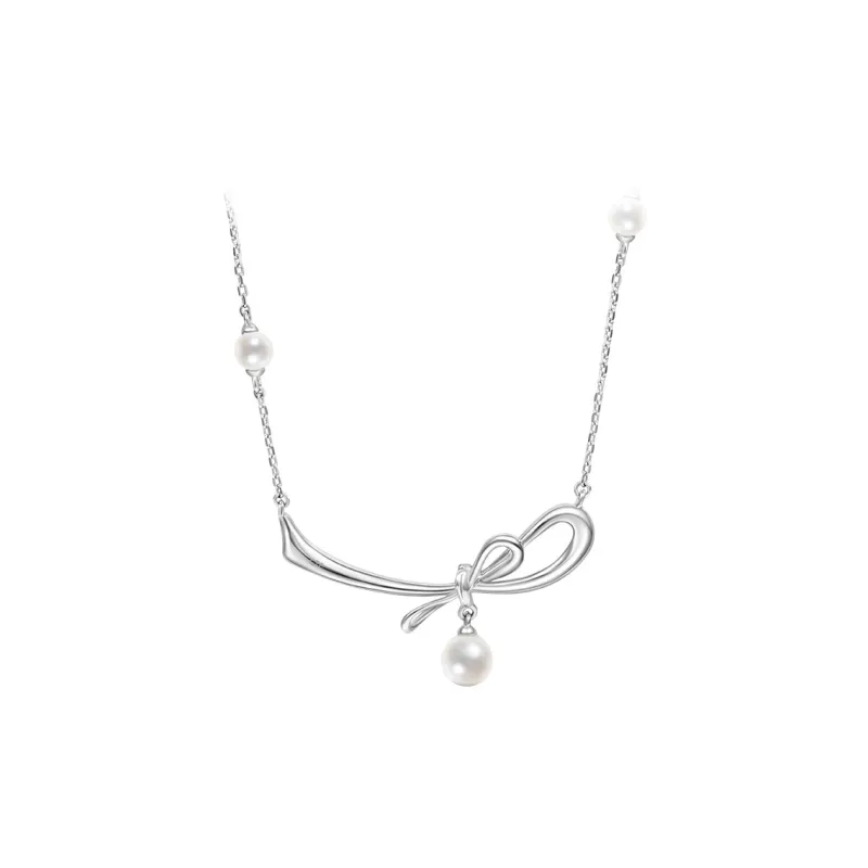 CHOW TAI FOOK 925 Sterling Silver Necklaces Women's-2