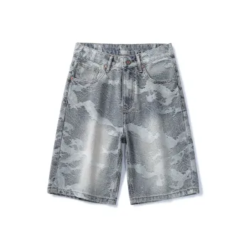 SANTASTIC Denim Shorts Men Blue