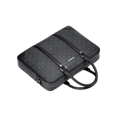 SEPTWOLVES Artificial Leather Briefcase Tubas Men's Black