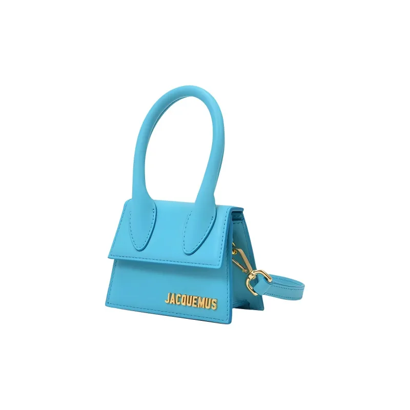 Jacquemus Le Chiquito Leather Handbag Mini Women's Sky Blue-1