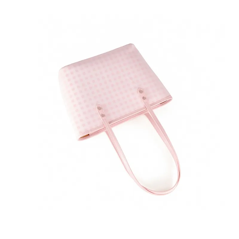 Vigno Synthetic Leather One Shoulder Bag Women's Pink-3