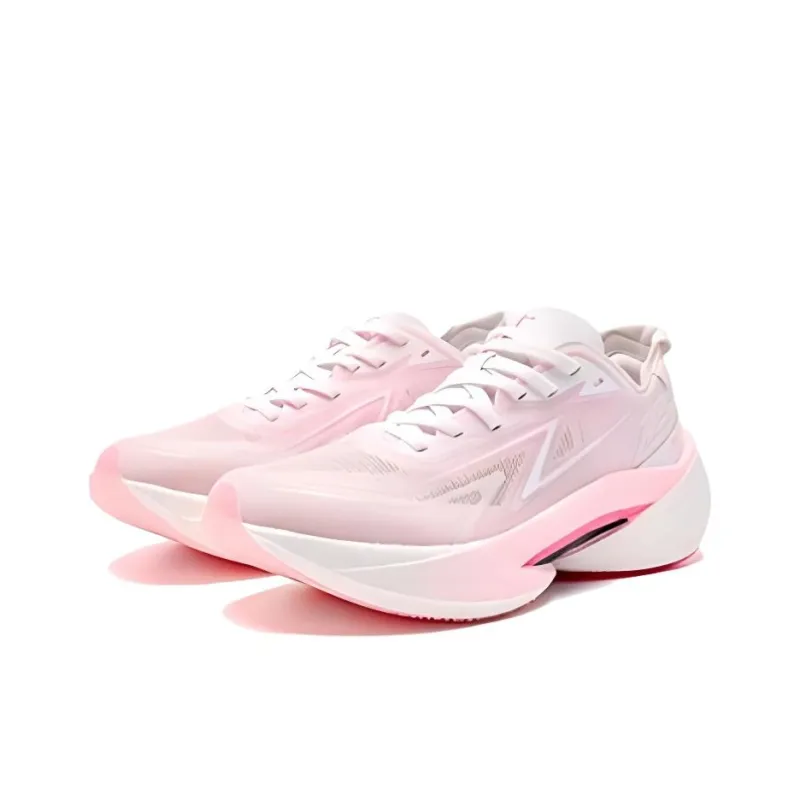 QIAODAN Anti Slip Wear Resistant Low Top Casual Running Shoes Women's Pink-1