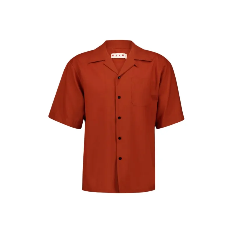 MARNI Shirts Men Orange-0