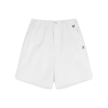ACMEITEM Casual Shorts Unisex Raw White