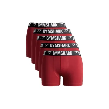 GYMSHARK Underpants Men's 5 Pack Red