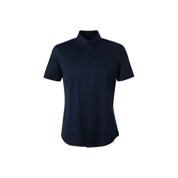 DEGRE ZERO Shirts Men Navy Blue