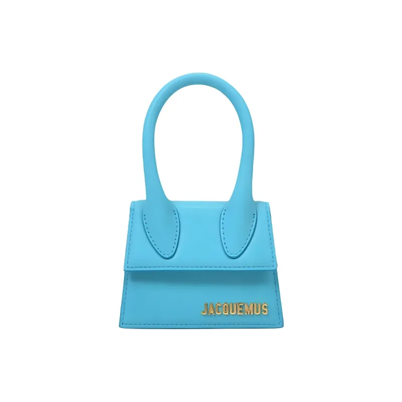 Jacquemus Le Chiquito Leather Handbag Mini Women's Sky Blue-0