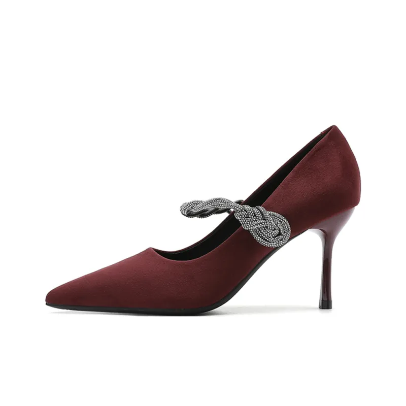 Lan Miao Slim Heel High Heels Women's-0