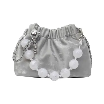 FREEHIKE PU Bucket Bag, Crossbody Handbag Women's Silver/Black/Ecru/Pink/Green