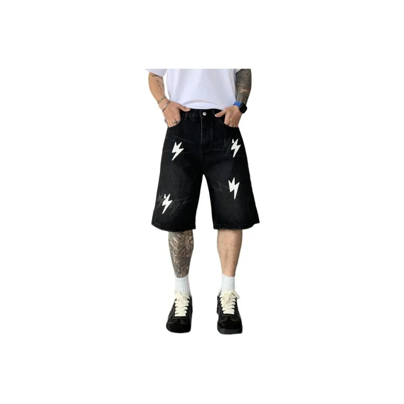 FONDLOOK Denim Shorts Men-0