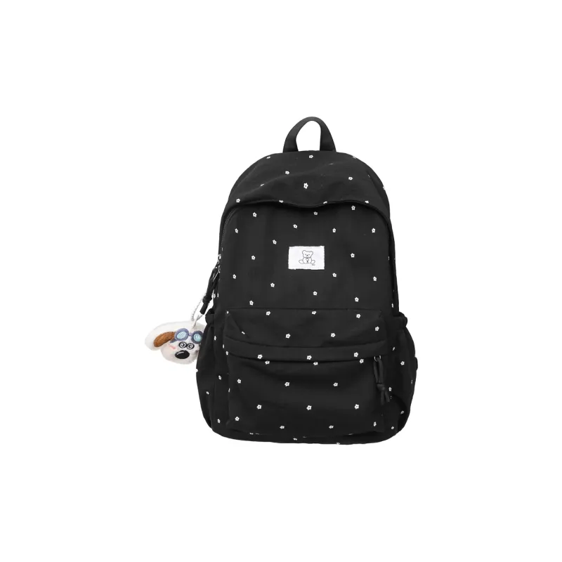 Wolfhorse Nylon Backpack Women's Black/White-0