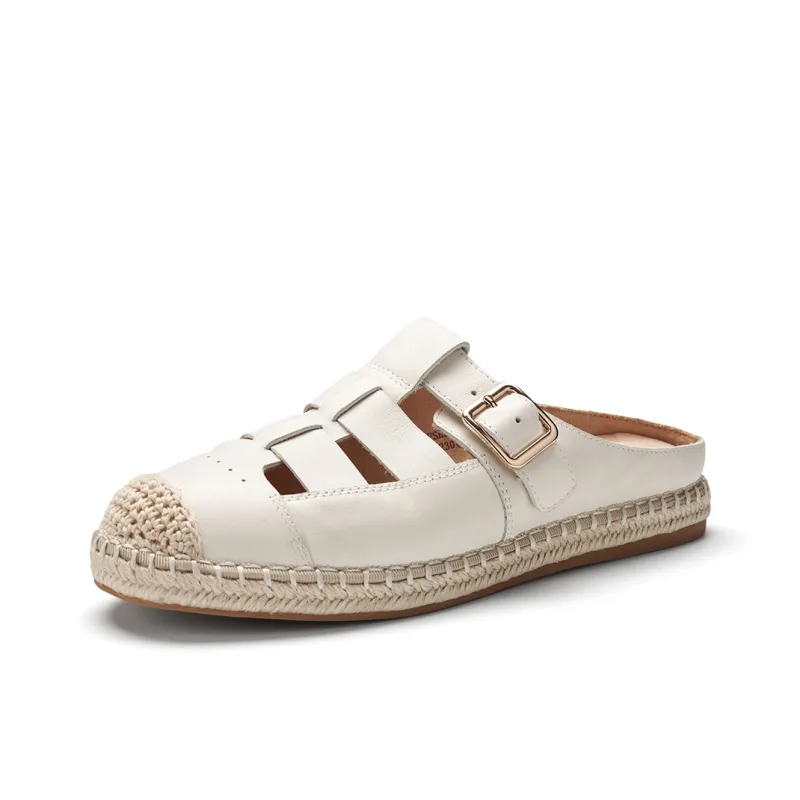PT'SON Rubber Sole Abrasion Resistant Closed Toe Slippers Women's-1