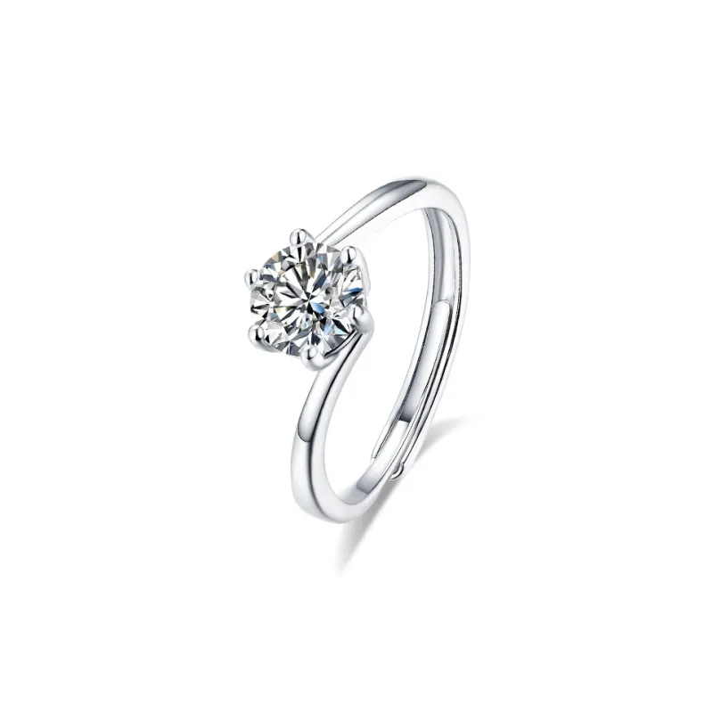 D.K.X S925 Silver Rings Women's-5