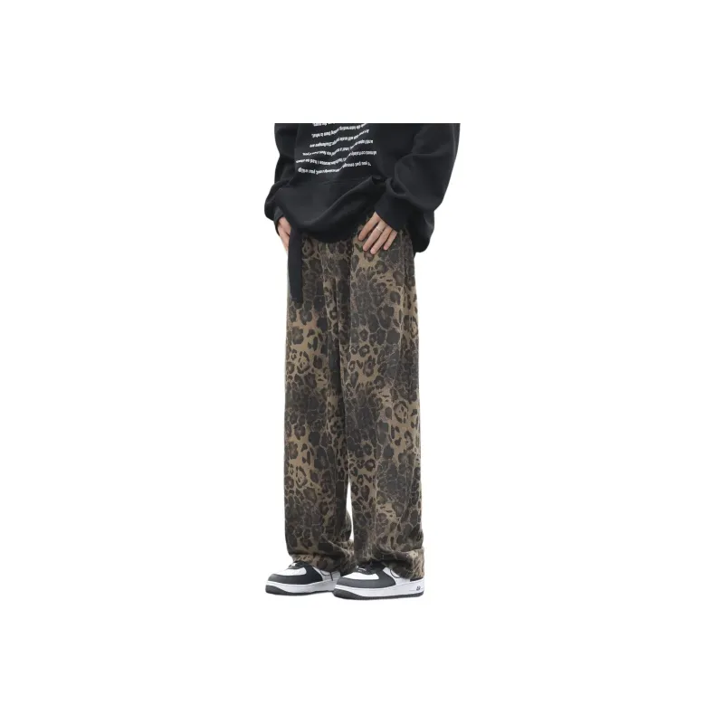 TONYKRZ Jeans Unisex Leopard Print-0