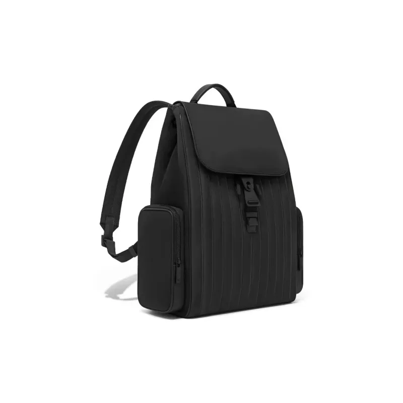 VIHUS Polyurethane Backpack Regular Men's Black-1