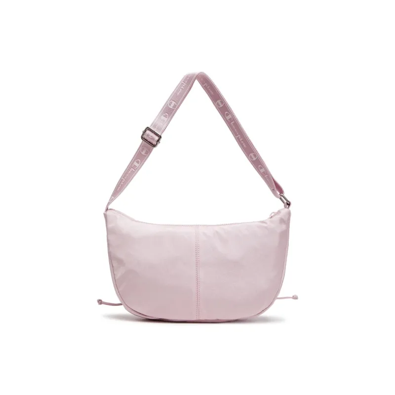 Champion Fabric Shoulder Bag Women's Pink Diamond/Silver White/Black/Milk White-3