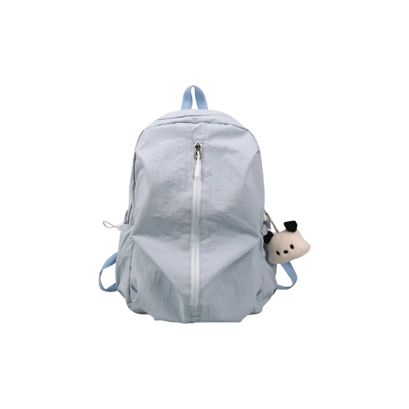 Wolfhorse Nylon Backpack Unisex Black/White/Pink/Yellow/Blue/Purple-28