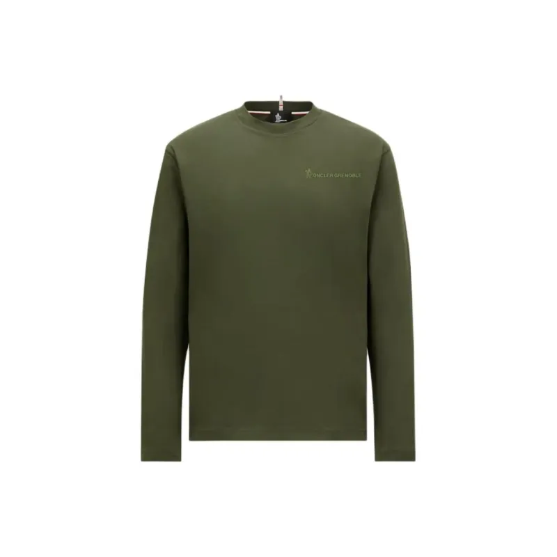 Moncler T Shirt Men's Olive Green-0