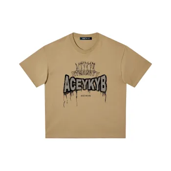YK&YB T Shirts Unisex Khaki